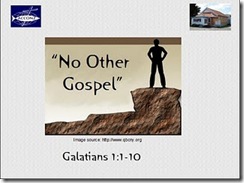 no other gospel
