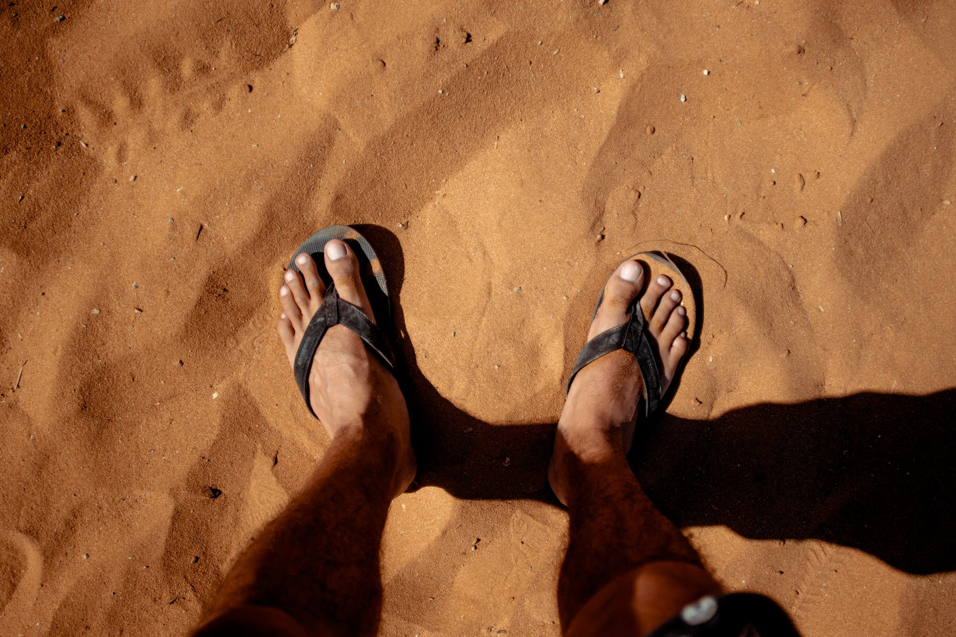 feet on sand