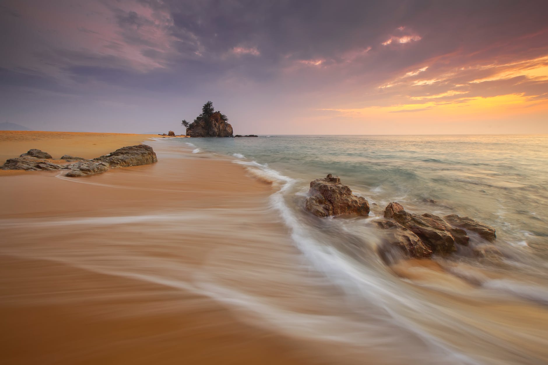 sea landscape beach landmark