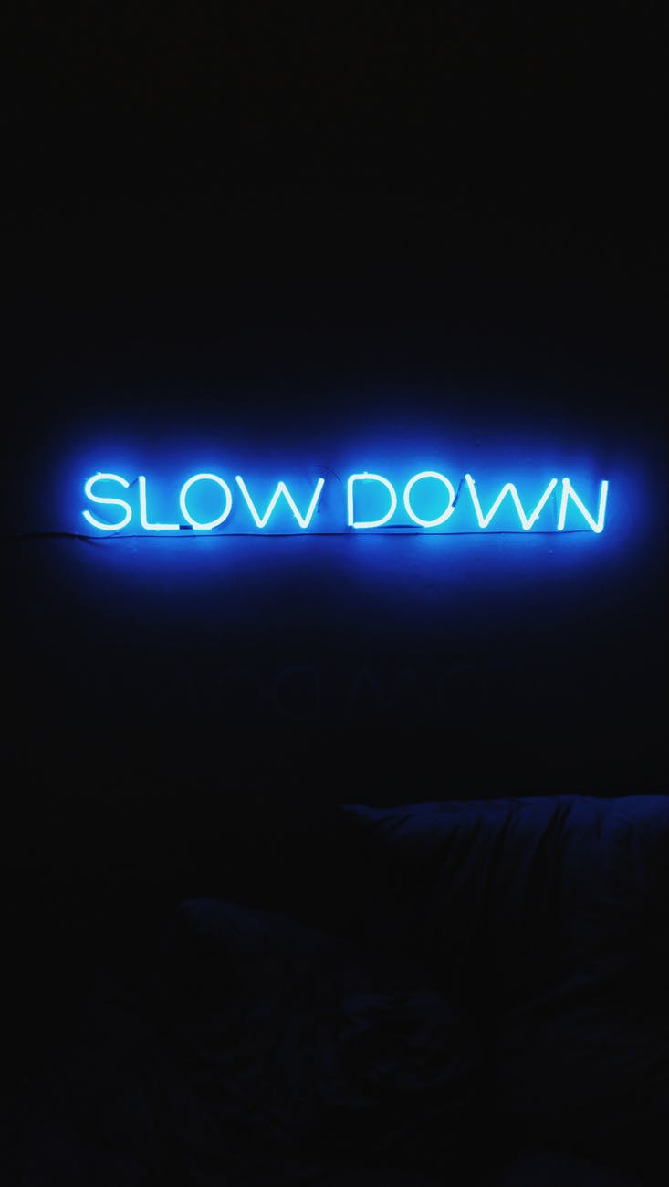 slow down logo